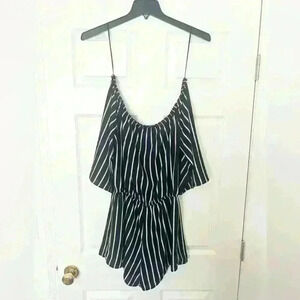 Ambiance | White and Black romper